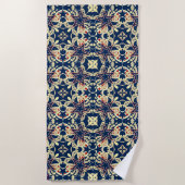 全米ヴィンテージ星愛国心 ビーチタオル (正面)