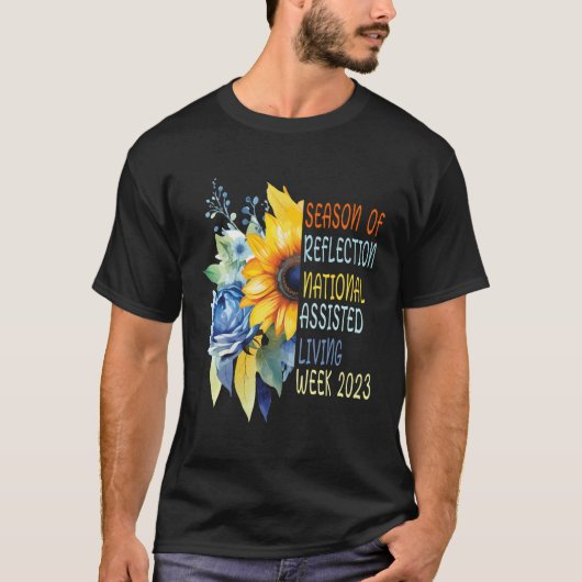 全米介護ウィーク 反省の季節 Tシャツ (正面)