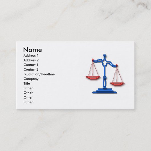 全米国法 名刺 (正面)