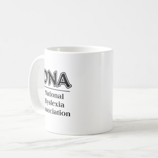 全米失読協会おもしろマグカップユーモア コーヒーマグカップ (正面左)