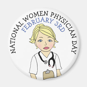 全米女性医師の日2月3日 マグネット