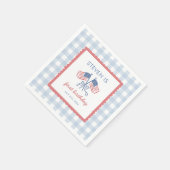 全米少年 7月4日  誕生日 ナプキン スタンダードカクテルナプキン (角)