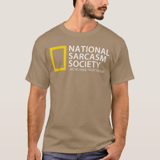 全米皮肉協会 あなたの支持など必要ない Tシャツ