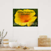 全米看護ウィークお祝いポスター ポスター (キッチン)