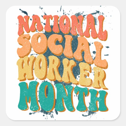 全米社会人月間 スクエアシール (正面)