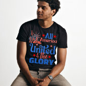 全米統一された4栄光の自由の星 Tシャツ