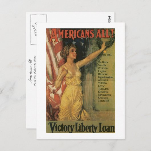 全米 ポストカード (正面/裏面)