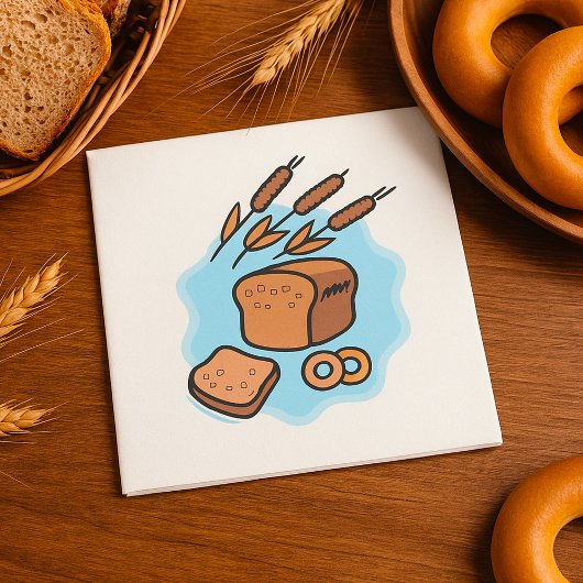 全粒素朴パン農場食品 スタンダードカクテルナプキン