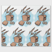 全粒素朴パン農場食品 ラッピングペーパー (フラット)