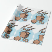 全粒素朴パン農場食品 ラッピングペーパー (アンロールド)