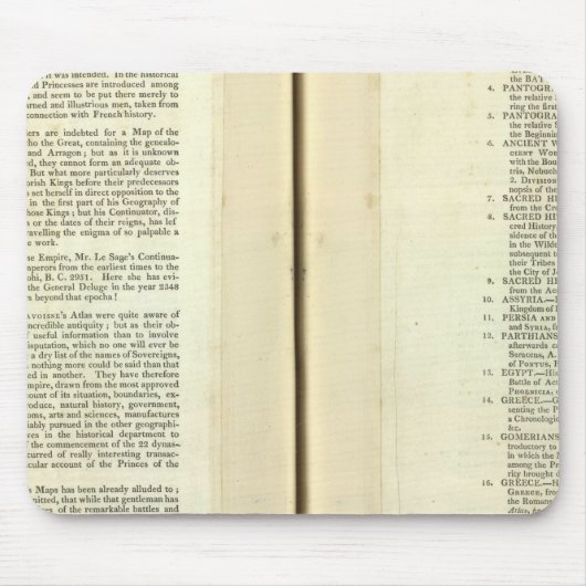 全系統、歴史、年代順 マウスパッド (正面)