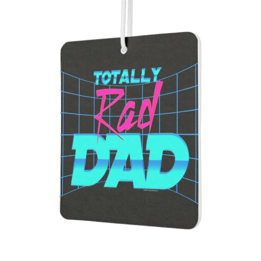 全素晴らしいパパおもしろい父の日80sギフト カーエアーフレッシュナー (左)