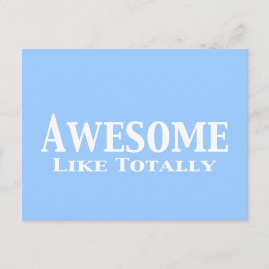 全素晴らしく才能がある ポストカード (正面)