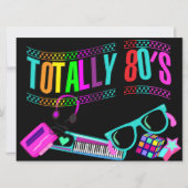 全素晴らしく80年代招待状 招待状 (正面)