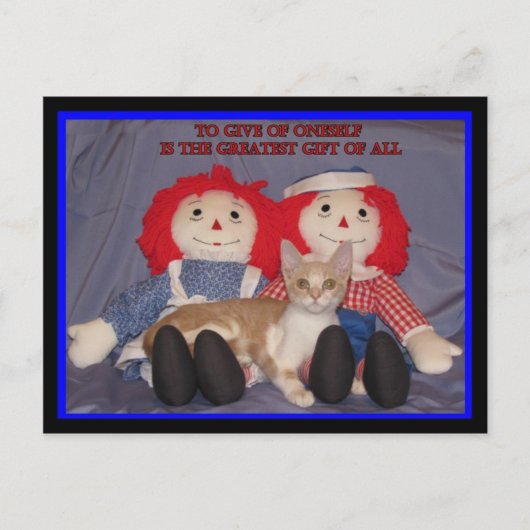 全素晴らし人の賜物 ポストカード (正面)