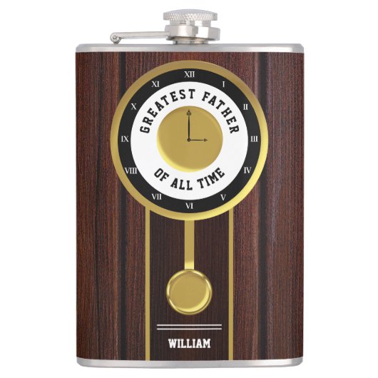 全素晴らし時の父祖父の時計 フラスク (正面)