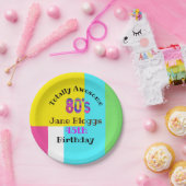 全素晴らし80のパーティー供給80年代 ペーパープレート (パーティー)