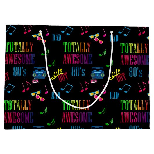 全素晴らし80社のパーティー大抱き枕 ラージペーパーバッグ (裏面)