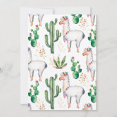 全羅間おもしろい誕生会の招待状 招待状 (裏面)