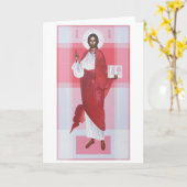 全能のキリスト カード (黄色い花)