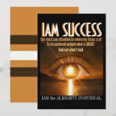 全能の人物 招待状 (正面/裏面)