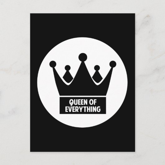 全能の女王 ポストカード (正面)