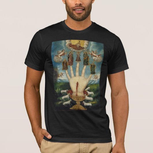 全能の手 Tシャツ (正面)