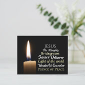 全能の救い主イエスの名 ポストカード (スタンド正面)