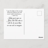 全能の救い主イエスの名 ポストカード (裏面)