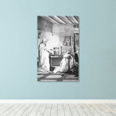 全能の神 – 私の母' キャンバスプリント (インサイチュ (ウッドフロア))