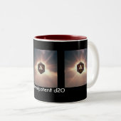 全能のd20 -マグ ツートーンマグカップ (正面右)