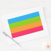 全脈圧性プライド 長方形シール (封筒)