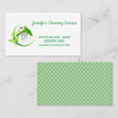 全自然洗浄サービスの名刺 名刺 (正面/裏面)