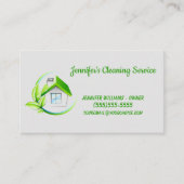 全自然洗浄サービス 名刺 (正面)