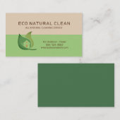 全自然環境にやさし住宅清掃サービス 名刺 (正面/裏面)