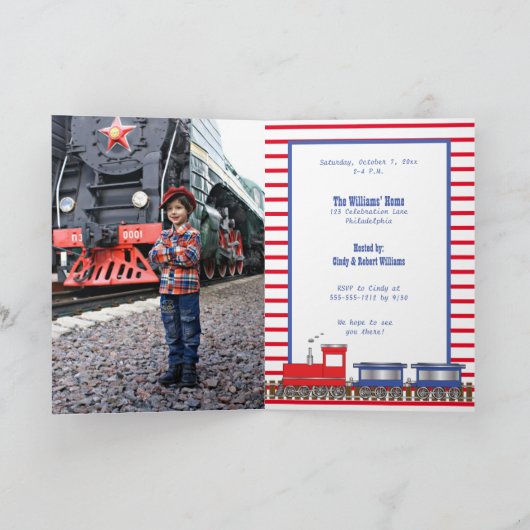 全船乗り第5誕生日チョー表現オ・トレイン 招待状 (内部)