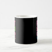 全色リボン乳がんAwaでがんと闘う コーヒーマグカップ (中央)