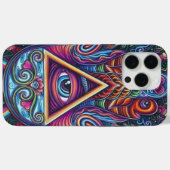 全視カラフル覚記号 Case-Mate iPhoneケース (裏面 (横))