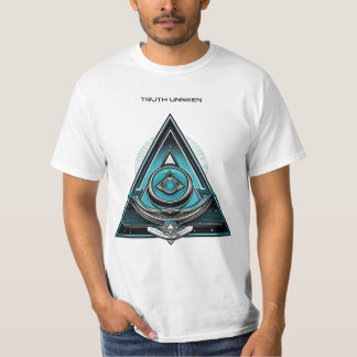 全視眼三角 – Mystical Geometric Art Tシャツ