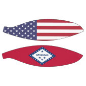 全角バスケットボールとアーカンソー州旗（アメリカ） バスケットボール (パネル)