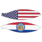 全角バスケットボールとミズーリ州旗 バスケットボール (パネル)