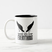 全話体の生活 ツートーンマグカップ (左)