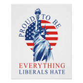 全誇りを持った自由主義者は保守派を嫌う ポスター (正面)