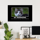 全警告ての不法侵入者と弁護士に[XL] ポスター (ホームオフィス)