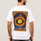 全貌:ヴィンタグを垣間見日本のる Tシャツ (裏面)