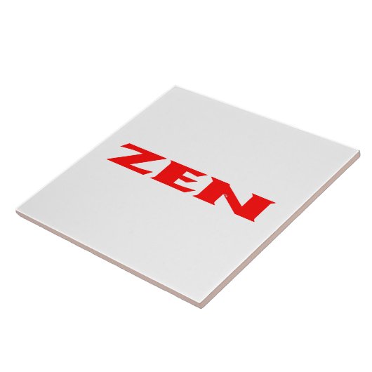 全赤白の大瓦 タイル (側面)