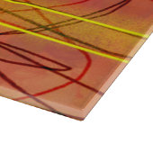 全赤線ガラス切断板 カッティングボード (角)