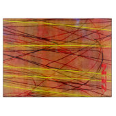 全赤線ガラス切断板 カッティングボード (正面)