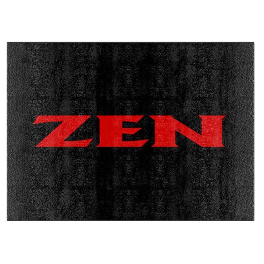 全赤黒硝子板 カッティングボード (正面)