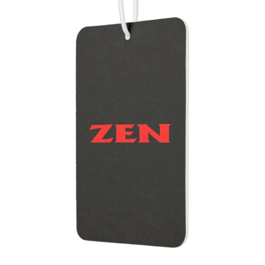 全赤黒車の空気清浄剤 カーエアーフレッシュナー (左)